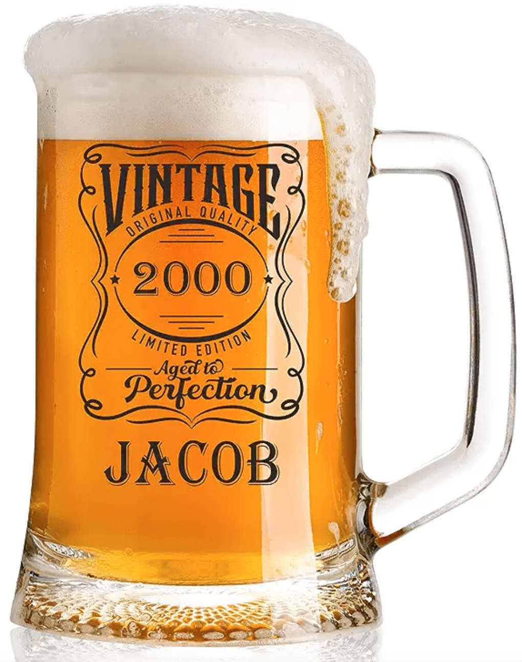 Personalised gift for men - beer tankard
