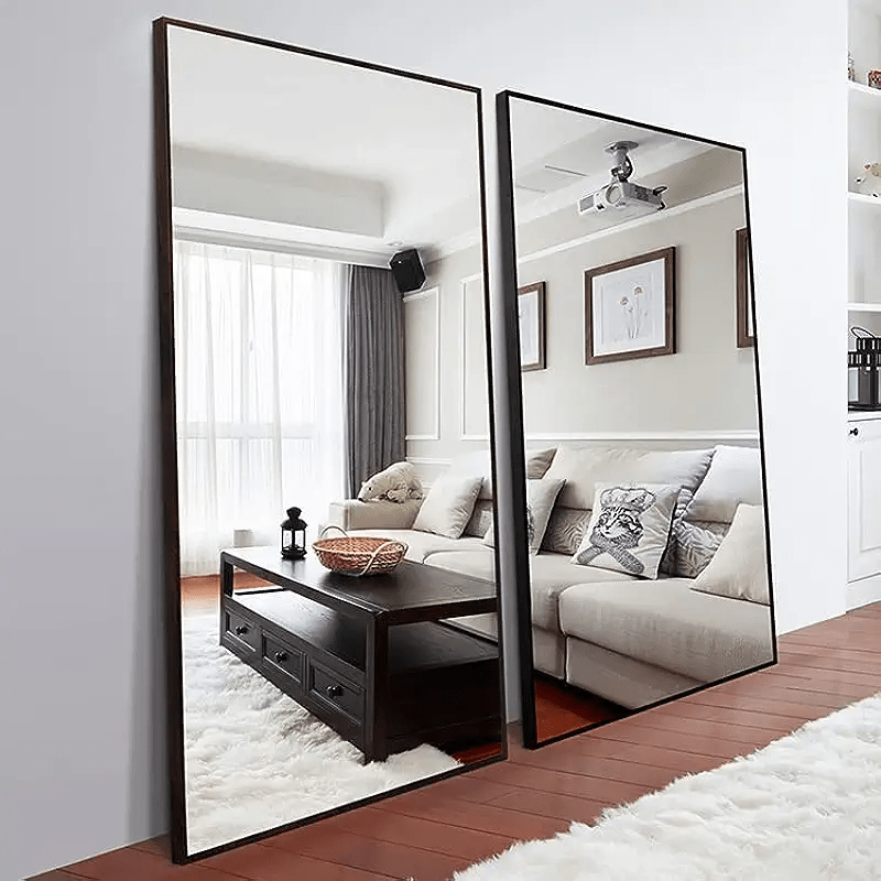 Large mirrors to make a room look bigger